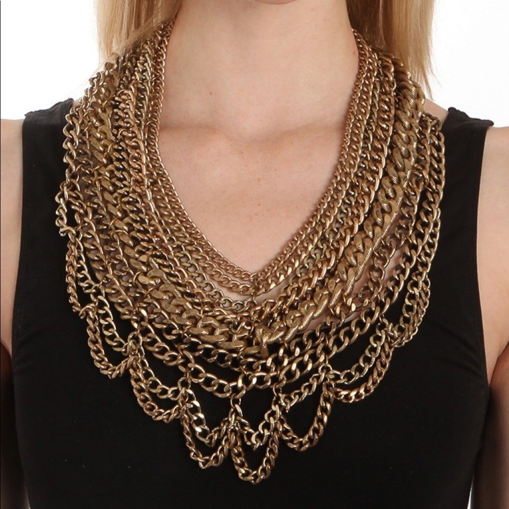 BaubleBar “Courtney” bib chain necklace- sold out!